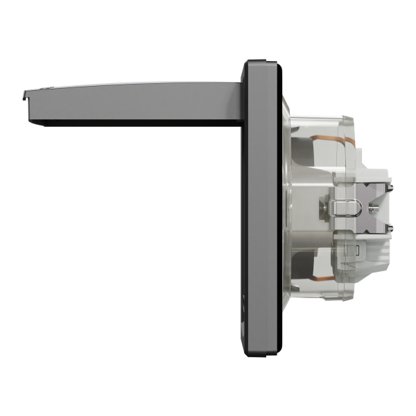 Asfora: Steckdose mit Deckel IP44